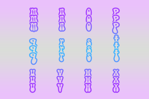 Hippi3 Font PNG with transparent background - Preview 2
