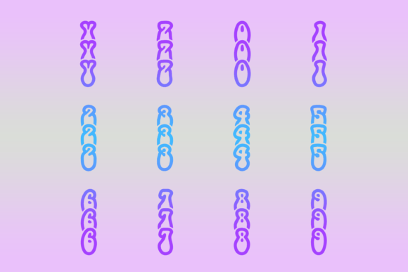 Hippi3 Font PNG with transparent background - Preview 3