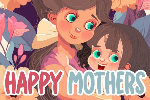 Mothers Font PNG with transparent background - Preview 1