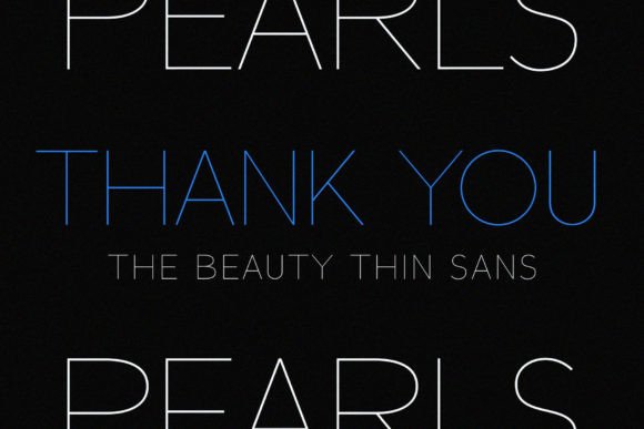 Pearls Font PNG with transparent background - Preview 4