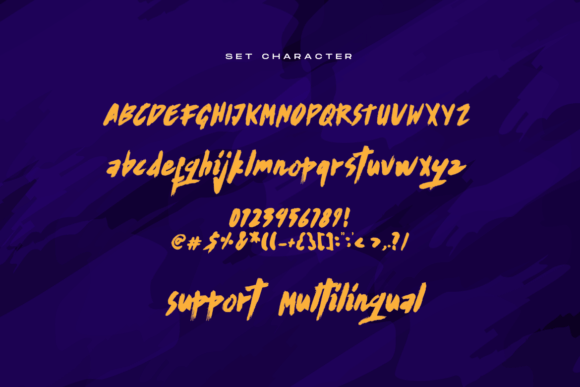 Regratte Font PNG with transparent background - Preview 6