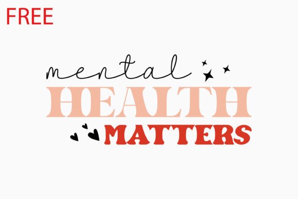 Retro Mental Health Matters Svg Free Graphics