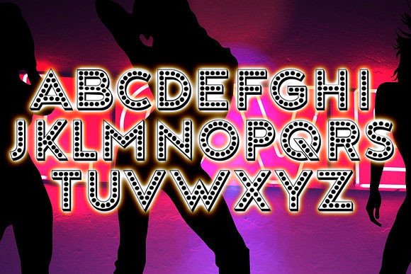 Showgirl Font PNG with transparent background - Preview 1