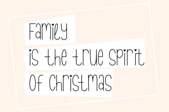 Snowball Christmas Font PNG with transparent background - Preview 1