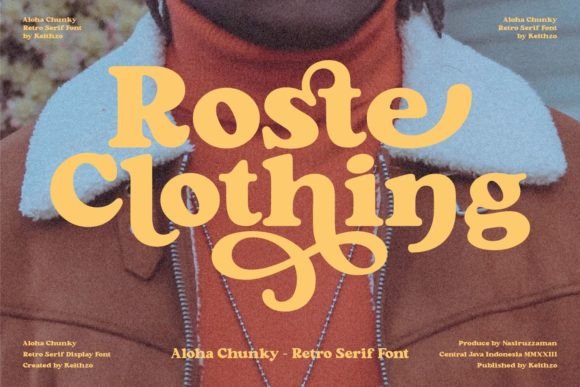 Aloha Chunky Font - Preview 1