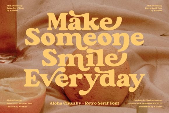 Aloha Chunky Font - Preview 4