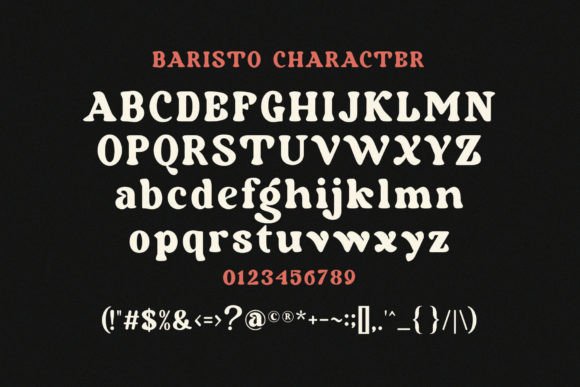Baristo Font - Preview 6