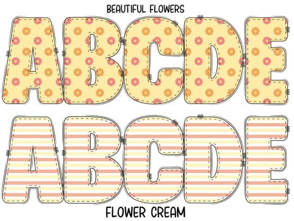 Beautiful Flowers Font - Preview 1