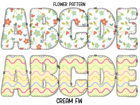 Beautiful Flowers Font - Preview 2