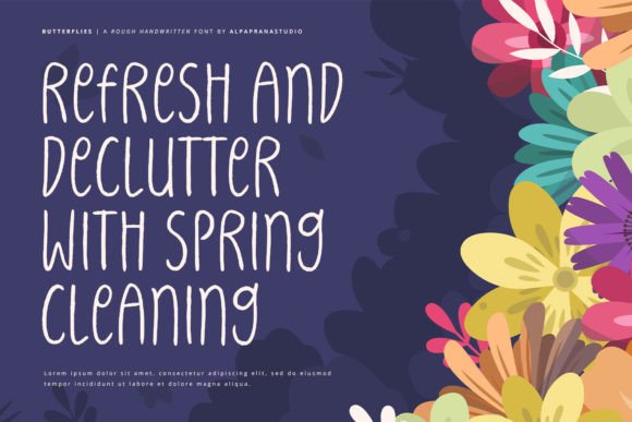 Butterflies Font - Preview 2