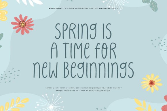 Butterflies Font - Preview 4