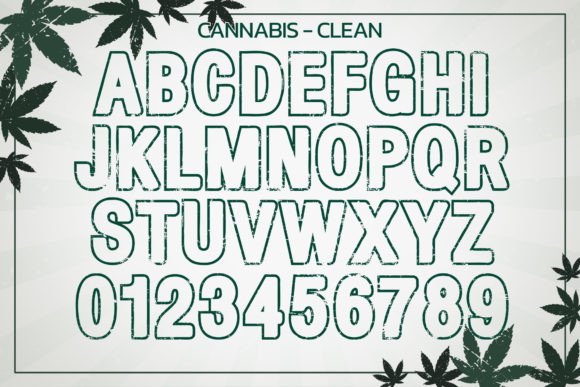 Cannabis Retro Font - Preview 5