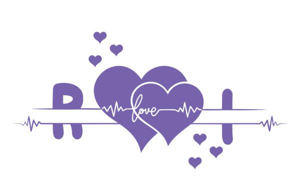 Couple Heart Font PNG with transparent background - Preview 2