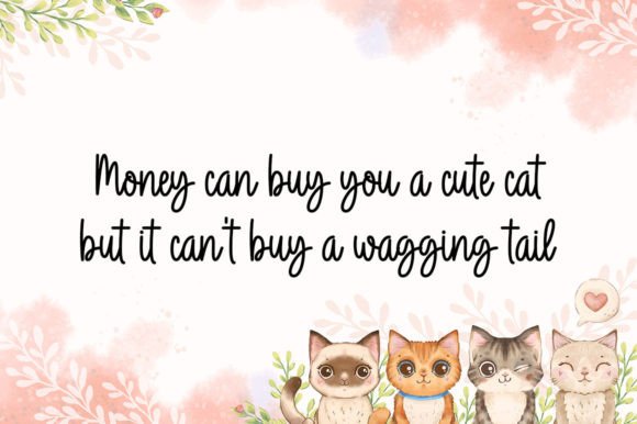 Cutte Kitty Font - Preview 2