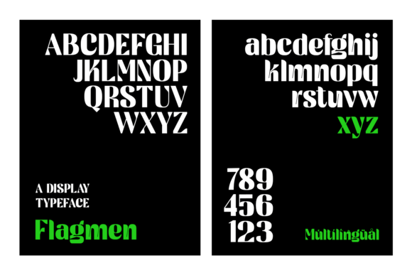 Flagmen Font PNG with transparent background - Preview 6