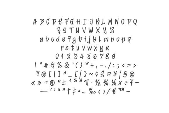 Fredyn Font PNG with transparent background - Preview 4