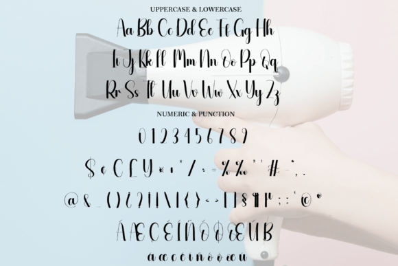 Hairdryer Font - Preview 5