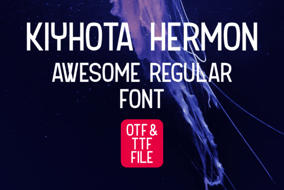 Kiyhota Hermon Font PNG with transparent background - Preview 3