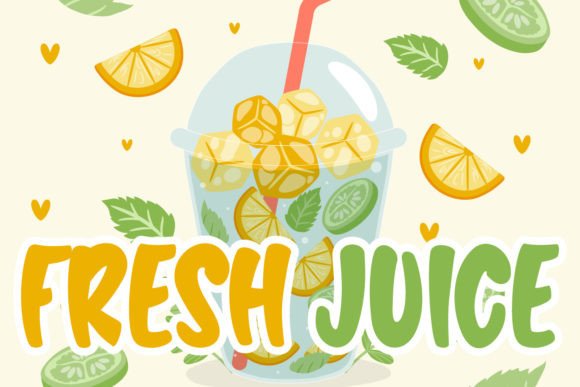 Lemon Mom Font PNG with transparent background - Preview 2