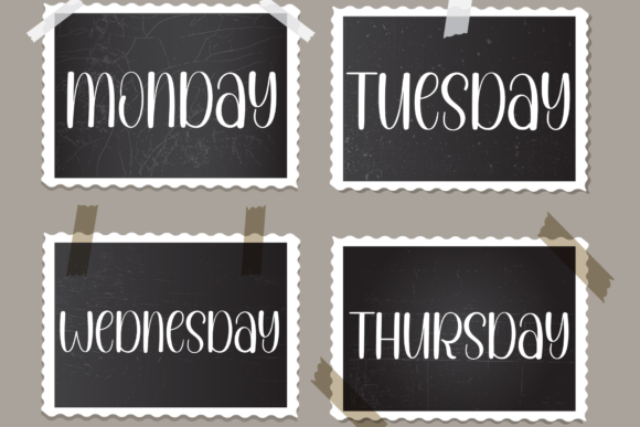 Peppery Font PNG with transparent background - Preview 4