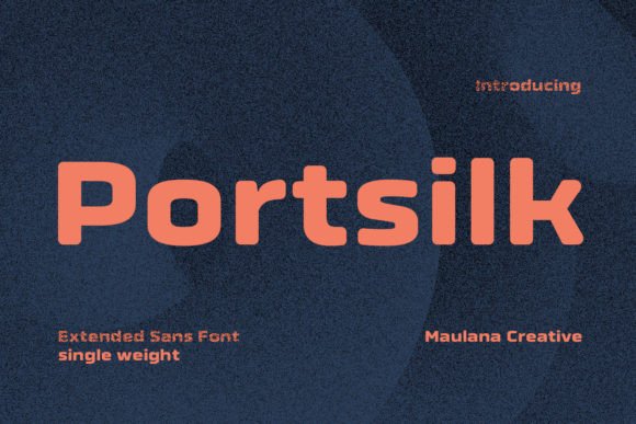 Portsilk font
