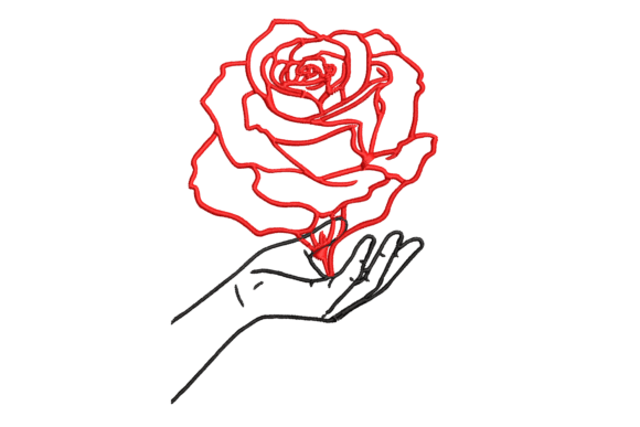 Rose on Hand
