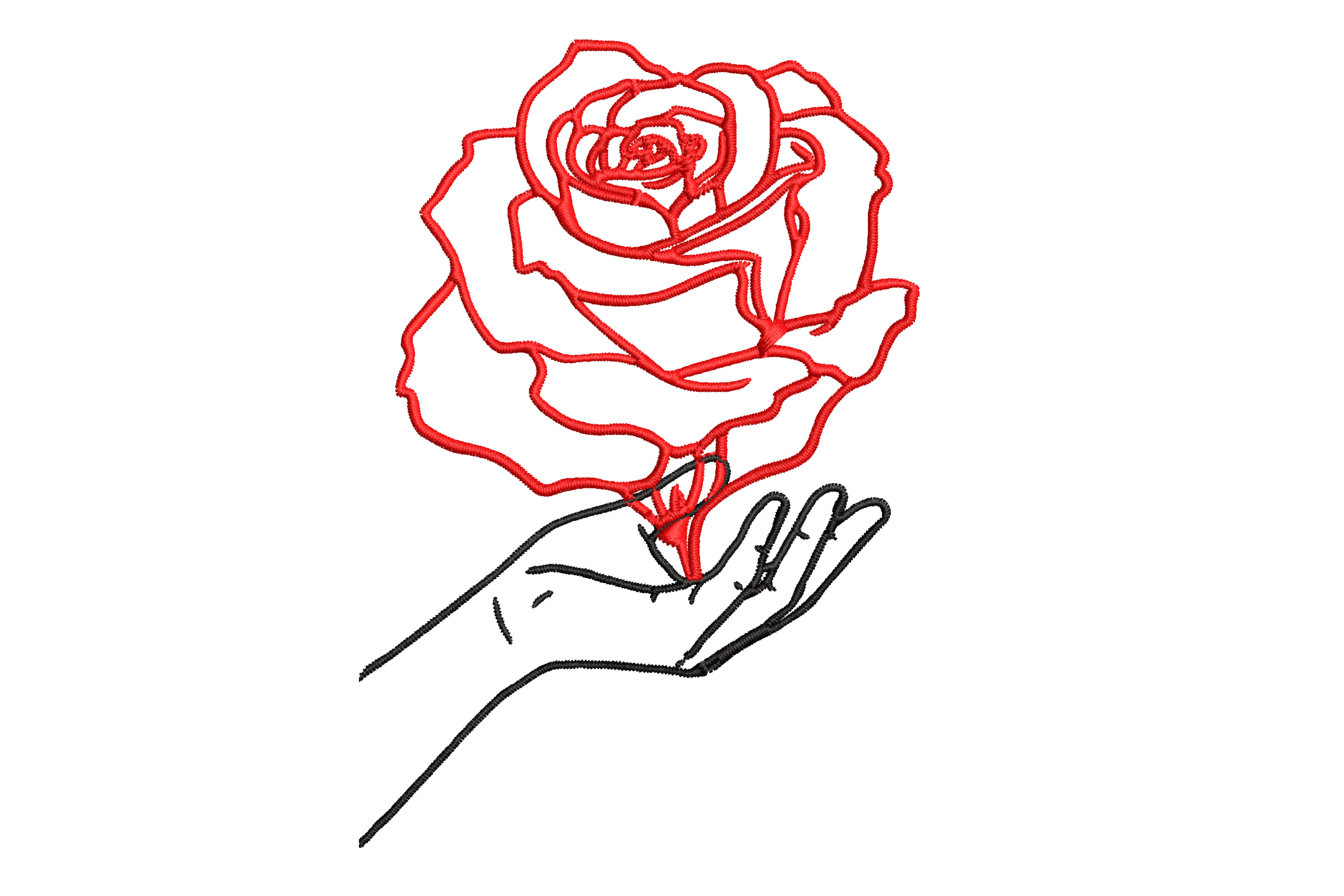 Rose on Hand