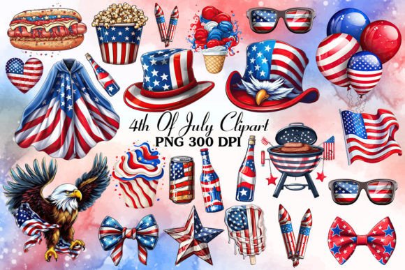 4th-Of-July-Sublimation-Clipart-Bundle-G