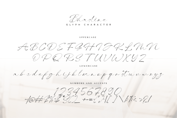 Bhasline Font - Preview 4