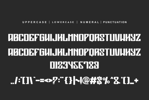 Black Srosapen Font PNG with transparent background - Preview 6