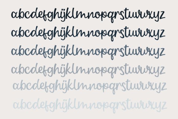 Blouson Font - Preview 4