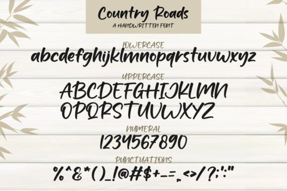 Country Roads Font - Preview 6