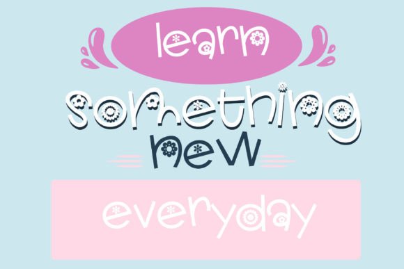 Cutesie Bloom Font - Preview 5