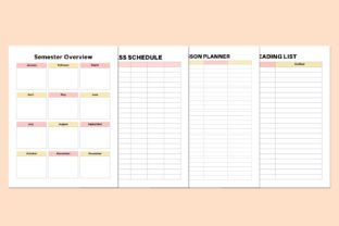 Editable Student Planner for Canva Graphic by Shumaya · Creative Fabrica