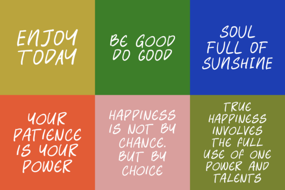 Enjoy Notes Font - Preview 5