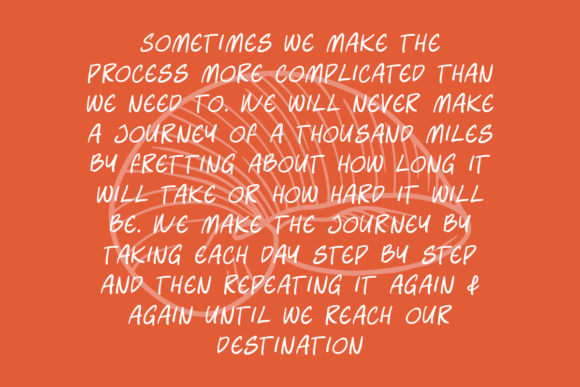 Enjoy Notes Font - Preview 6