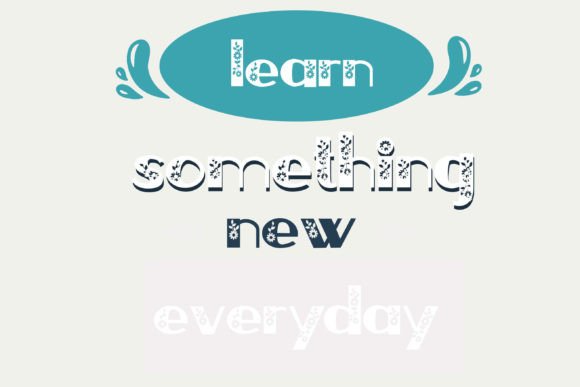 French Florals Font - Preview 5