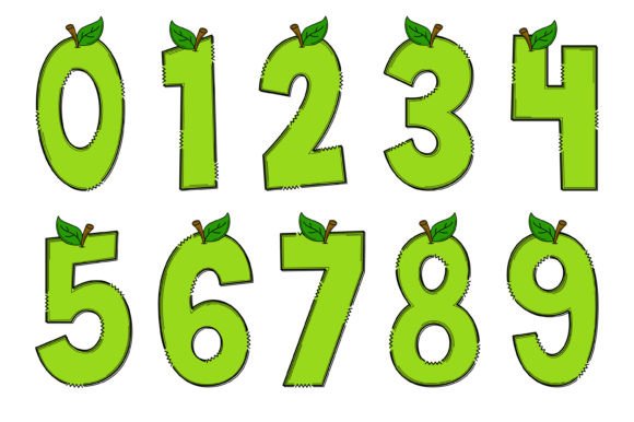 Green Apple Font - Preview 3
