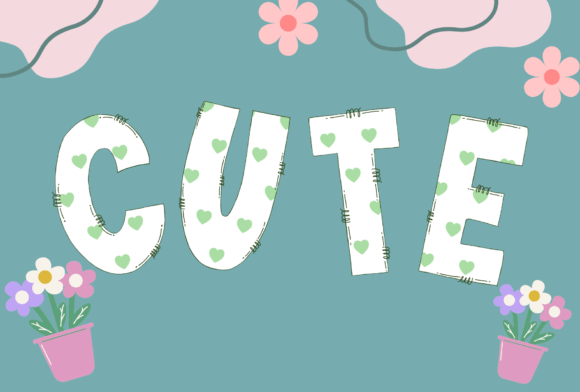 Green Sweet Font - Preview 1
