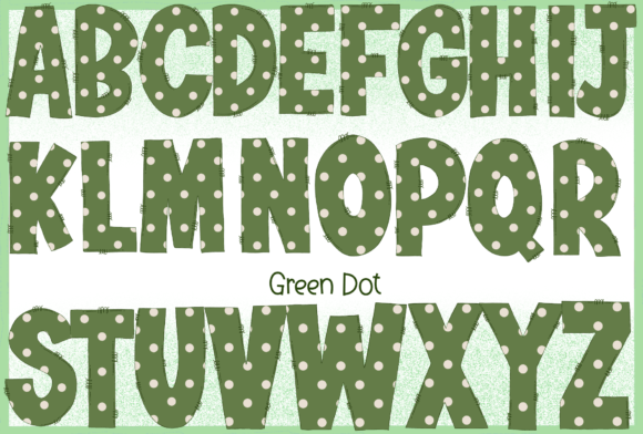 Green Sweet Font - Preview 4