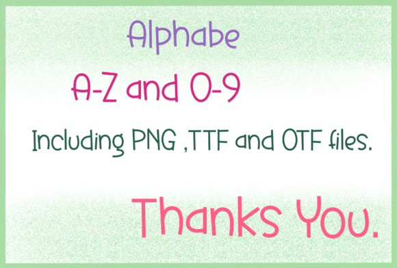 Green Sweet Font - Preview 5