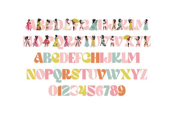 Lavish Ladies Font PNG with transparent background - Preview 1