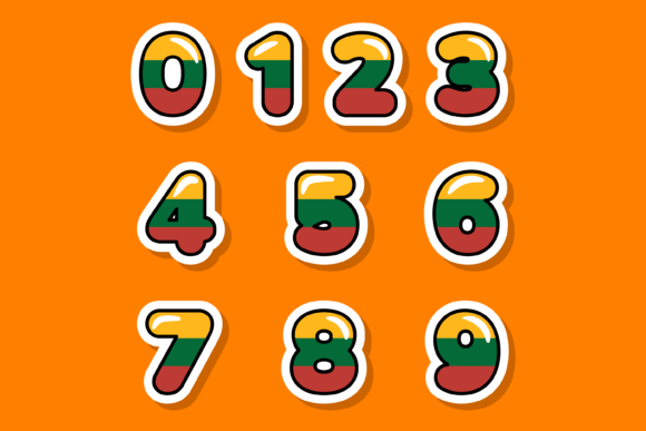 Lithuania Font PNG with transparent background - Preview 2