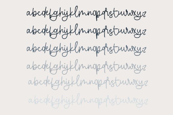 Mirabelle Font PNG with transparent background - Preview 4
