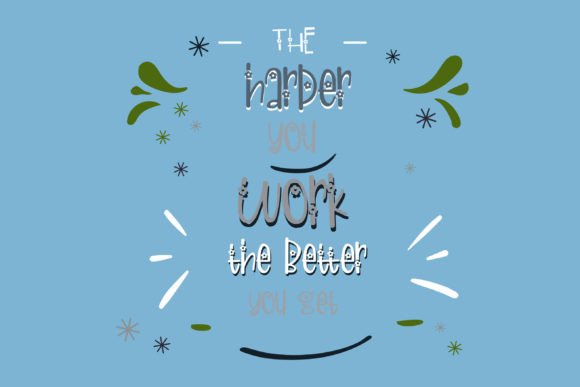 Muffin Mayflower Font PNG with transparent background - Preview 2
