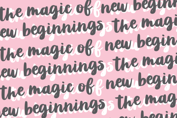 Salted Butter Font PNG with transparent background - Preview 1
