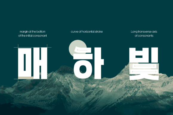 Sansans Kr Font PNG with transparent background - Preview 2