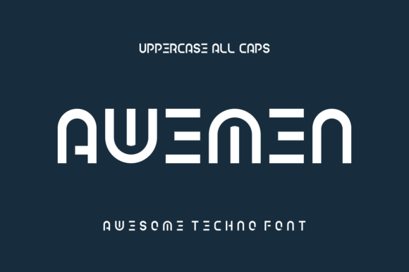 Awemen Font - Preview 3