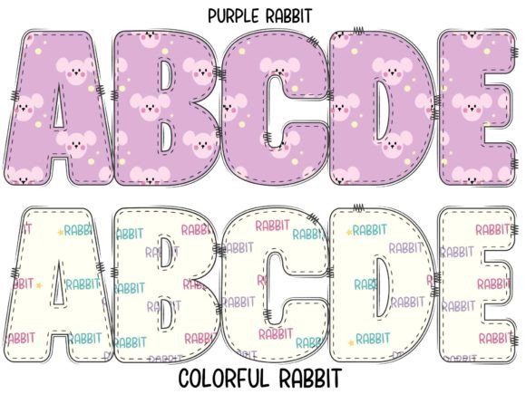 Colorful Rabbit Font - Preview 1