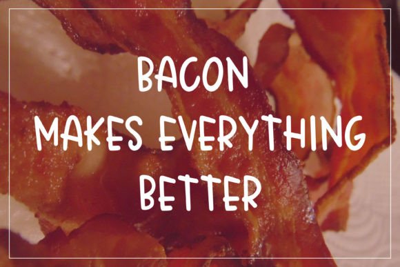 Crispy Bacon Font PNG with transparent background - Preview 2